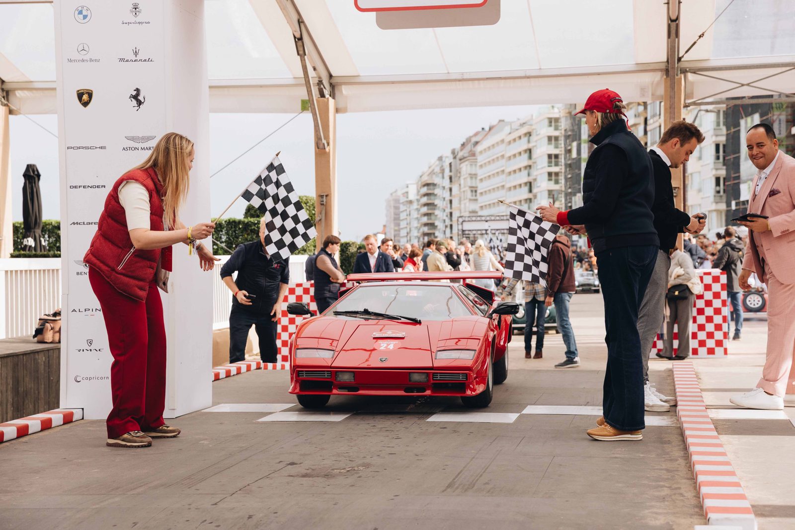 Start tijdens de Zoute Grand Prix in Knokke